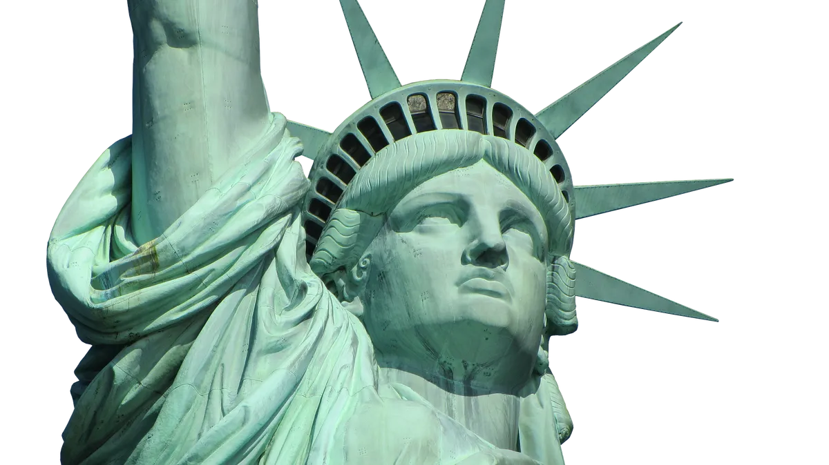 Statue of Liberty realistic HDR, highly detailed photography png